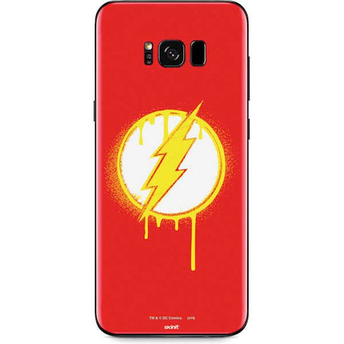 DC Comics The Flash Emblem Drip Galaxy S8 Skin