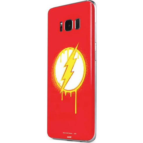 DC Comics The Flash Emblem Drip Galaxy S8 Skin
