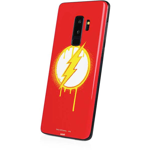DC Comics The Flash Emblem Drip Galaxy S9 Plus Skin