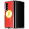 DC Comics The Flash Emblem Drip Galaxy Z Fold4 5G Clear Case