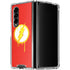 DC Comics The Flash Emblem Drip Galaxy Z Fold4 5G Clear Case