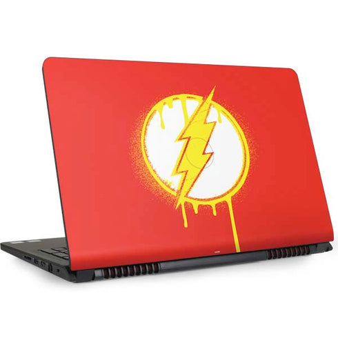 DC Comics The Flash Emblem Drip Dell Inspiron Skin
