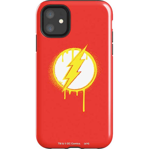 DC Comics The Flash Emblem Drip iPhone 11 Impact Case