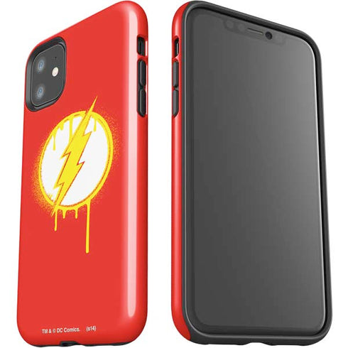 DC Comics The Flash Emblem Drip iPhone 11 Impact Case