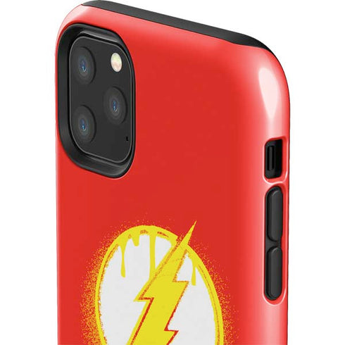 DC Comics The Flash Emblem Drip iPhone 11 Pro Max Impact Case