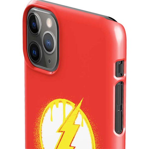 DC Comics The Flash Emblem Drip iPhone 11 Pro Max Lite Case