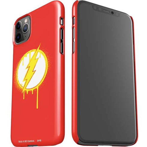 DC Comics The Flash Emblem Drip iPhone 11 Pro Max Lite Case