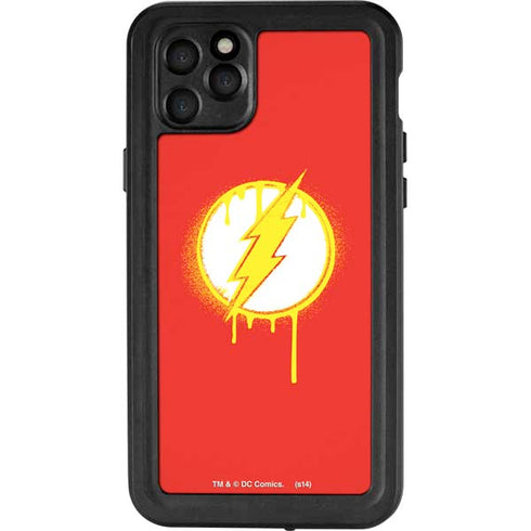 DC Comics The Flash Emblem Drip iPhone 11 Pro Max Waterproof Case