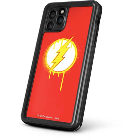 DC Comics The Flash Emblem Drip iPhone 11 Pro Max Waterproof Case