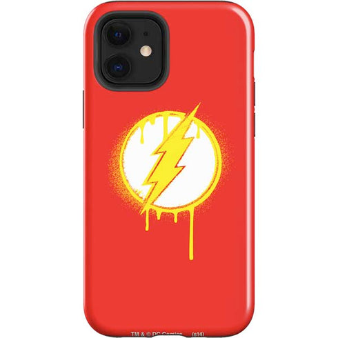 DC Comics The Flash Emblem Drip iPhone 12 Impact Case