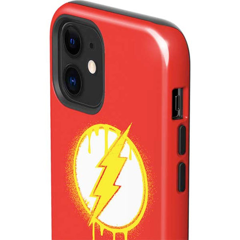 DC Comics The Flash Emblem Drip iPhone 12 Impact Case