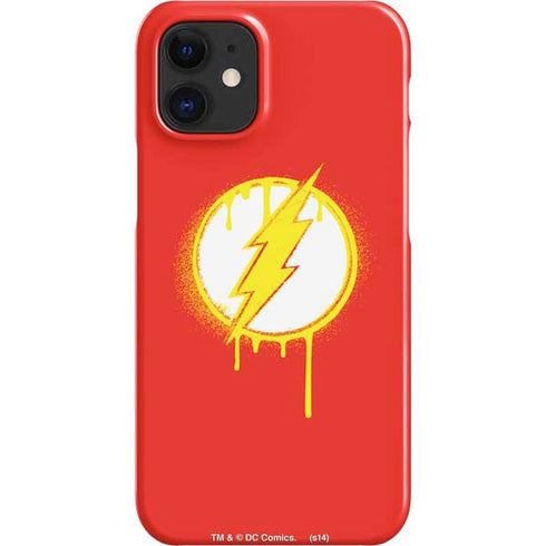 DC Comics The Flash Emblem Drip iPhone 12 Mini Lite Case