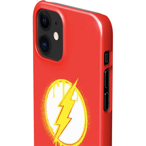 DC Comics The Flash Emblem Drip iPhone 12 Mini Lite Case