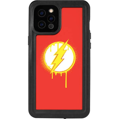 DC Comics The Flash Emblem Drip iPhone 12 Pro Max Waterproof Case