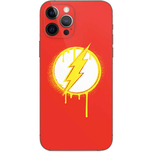 DC Comics The Flash Emblem Drip iPhone 12 Pro Skin