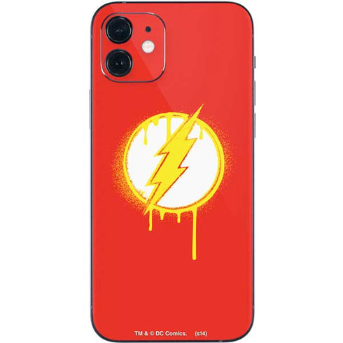 DC Comics The Flash Emblem Drip iPhone 12 Skin