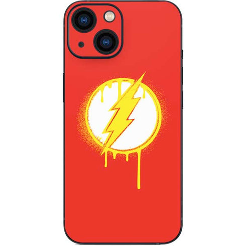 DC Comics The Flash Emblem Drip iPhone 13 Mini Skin