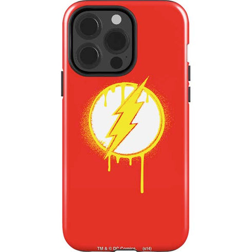 DC Comics The Flash Emblem Drip iPhone 13 Pro Impact Case
