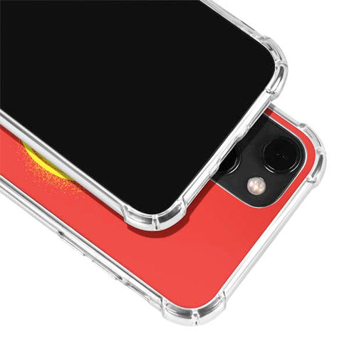 DC Comics The Flash Emblem Drip iPhone 14 Plus Clear Case