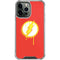 DC Comics The Flash Emblem Drip iPhone 14 Pro Max Clear Case