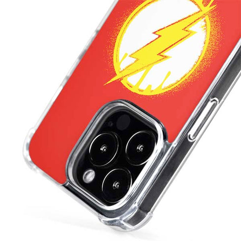 DC Comics The Flash Emblem Drip iPhone 15 Pro Max MagSafe Case