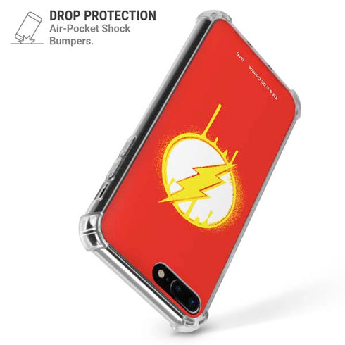 DC Comics The Flash Emblem Drip iPhone 7/8 Plus Clear Case