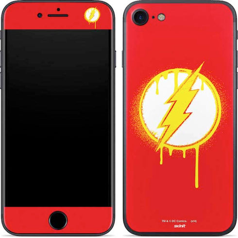 DC Comics The Flash Emblem Drip iPhone 7 Skin
