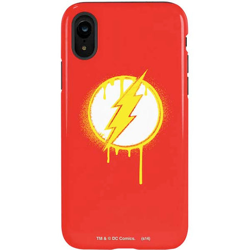 DC Comics The Flash Emblem Drip iPhone XR Pro Case
