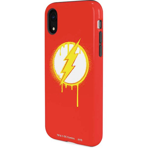 DC Comics The Flash Emblem Drip iPhone XR Pro Case