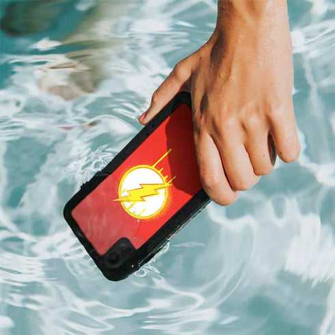 DC Comics The Flash Emblem Drip iPhone XR Waterproof Case