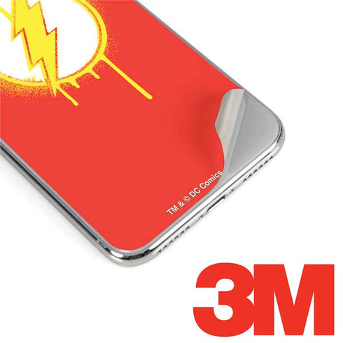 DC Comics The Flash Emblem Drip iPhone XS Max Skin