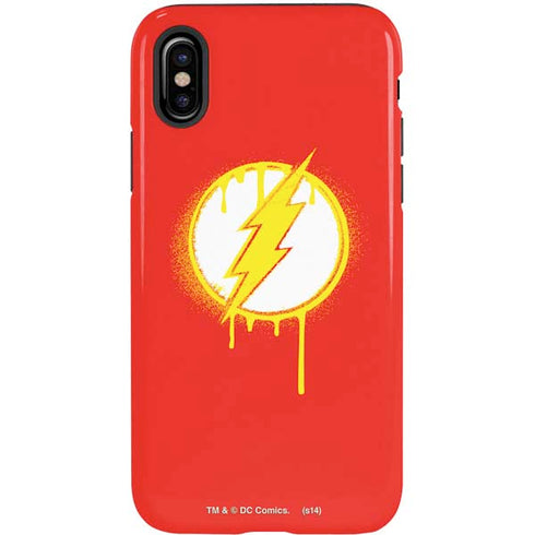 DC Comics The Flash Emblem Drip iPhone XS Pro Case