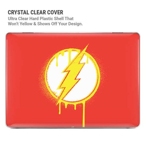 DC Comics The Flash Emblem Drip MacBook Pro 16in (2021-25) Case plus Skin