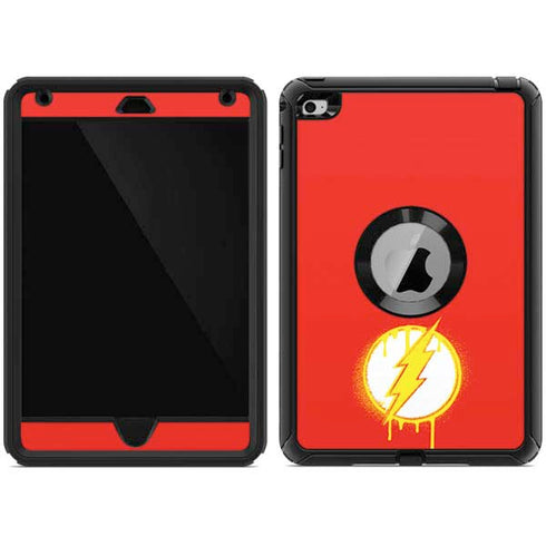 DC Comics The Flash Emblem Drip Otterbox Defender iPad Skin