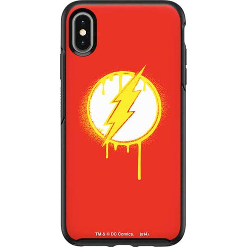 DC Comics The Flash Emblem Drip Otterbox Symmetry iPhone Skin