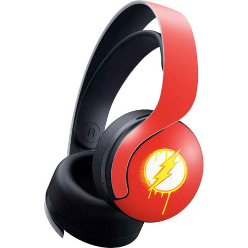 DC Comics The Flash Emblem Drip PULSE 3D Wireless Headset for PS5 Skin