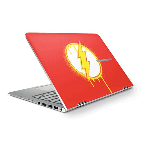 DC Comics The Flash Emblem Drip HP Spectre Skin
