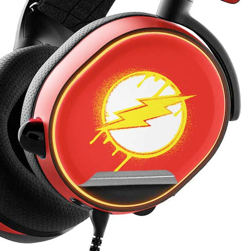 DC Comics The Flash Emblem Drip SteelSeries Arctis 5 Skin