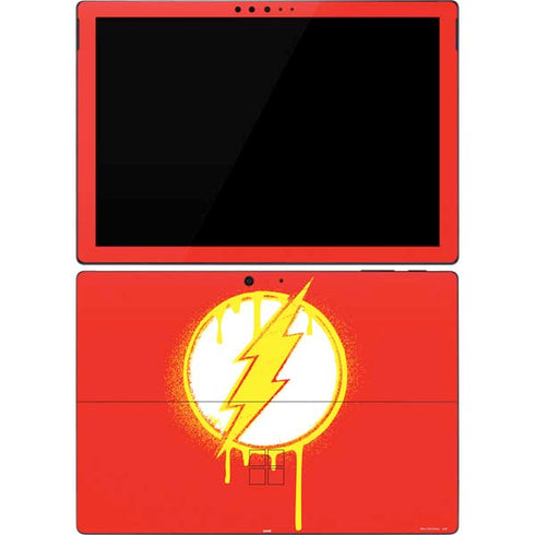 DC Comics The Flash Emblem Drip Surface Pro 7 Skin