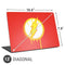 DC Comics The Flash Emblem Drip Universal Laptop 13in (10.6 x 7.6in) Skin