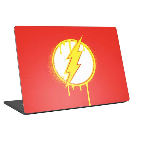DC Comics The Flash Emblem Drip Universal Laptop 13in (10.6 x 7.6in) Skin