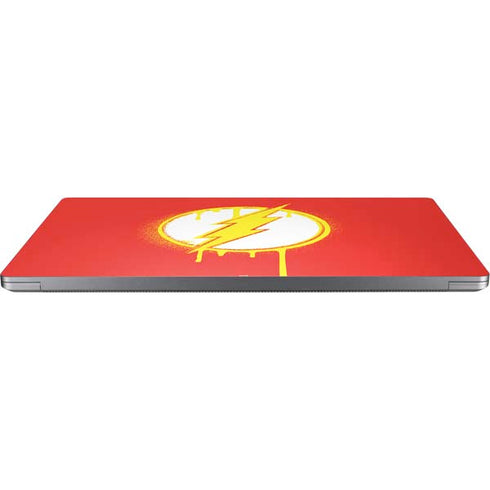 DC Comics The Flash Emblem Drip Universal Laptop 16.6in (13.4 x 9.7in) Skin