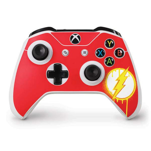DC Comics The Flash Emblem Drip Xbox One S Controller Skin