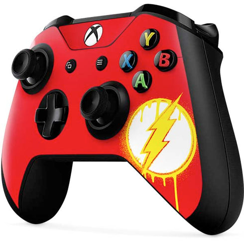 DC Comics The Flash Emblem Drip Xbox One X Controller Skin