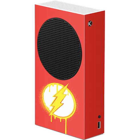 DC Comics The Flash Emblem Drip Xbox Series S Console Skin