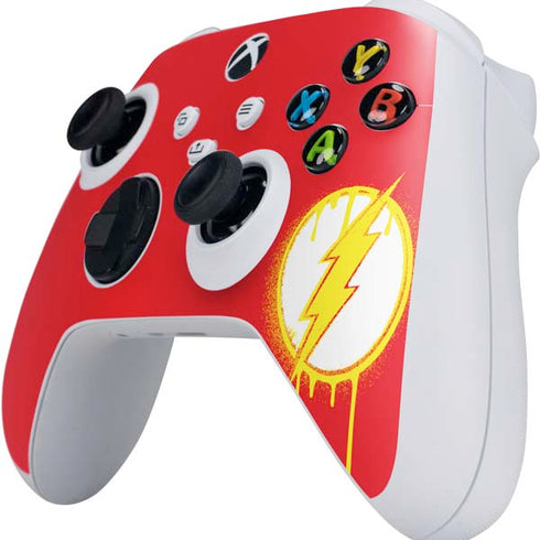 DC Comics The Flash Emblem Drip Xbox Series S Controller Skin