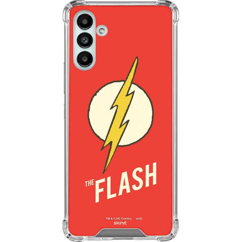 DC Comics The Flash Classic Emblem Galaxy A13 5G Clear Case