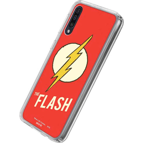 DC Comics The Flash Classic Emblem Galaxy A50 Clear Case