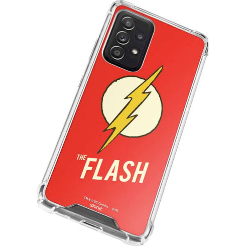 DC Comics The Flash Classic Emblem Galaxy A52 5G Clear Case
