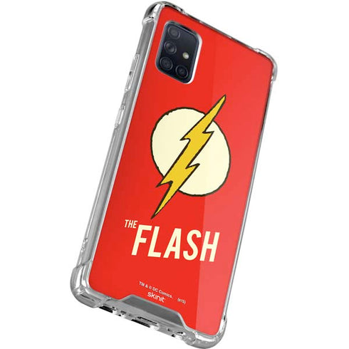 DC Comics The Flash Classic Emblem Galaxy A71 5G Clear Case